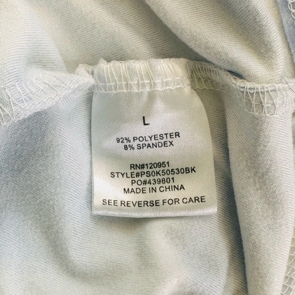 Pink Rose Dress - Blue Hydra Tie Die - 3/4 Sleeves in a Size L - Picture 11 of 13